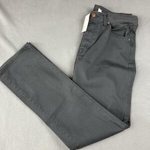 H&M Divided Jeans Womens 32 Grey Button Fly Mid-Rise Straight Leg 5 Pocket Denim